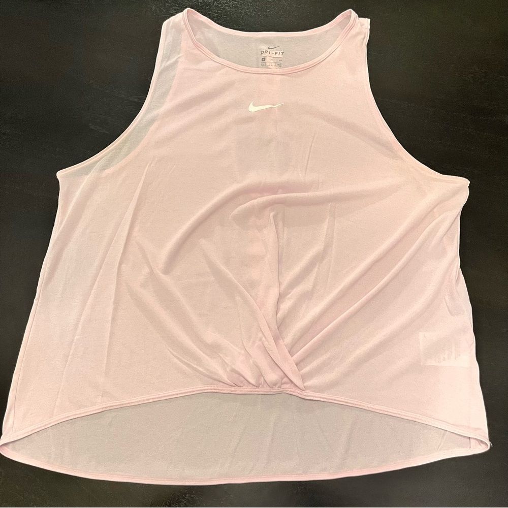 Nike Women's Light Pink Tank Top